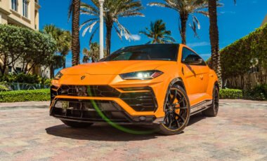 Rent A Lamborghini Urus Orange in Miami