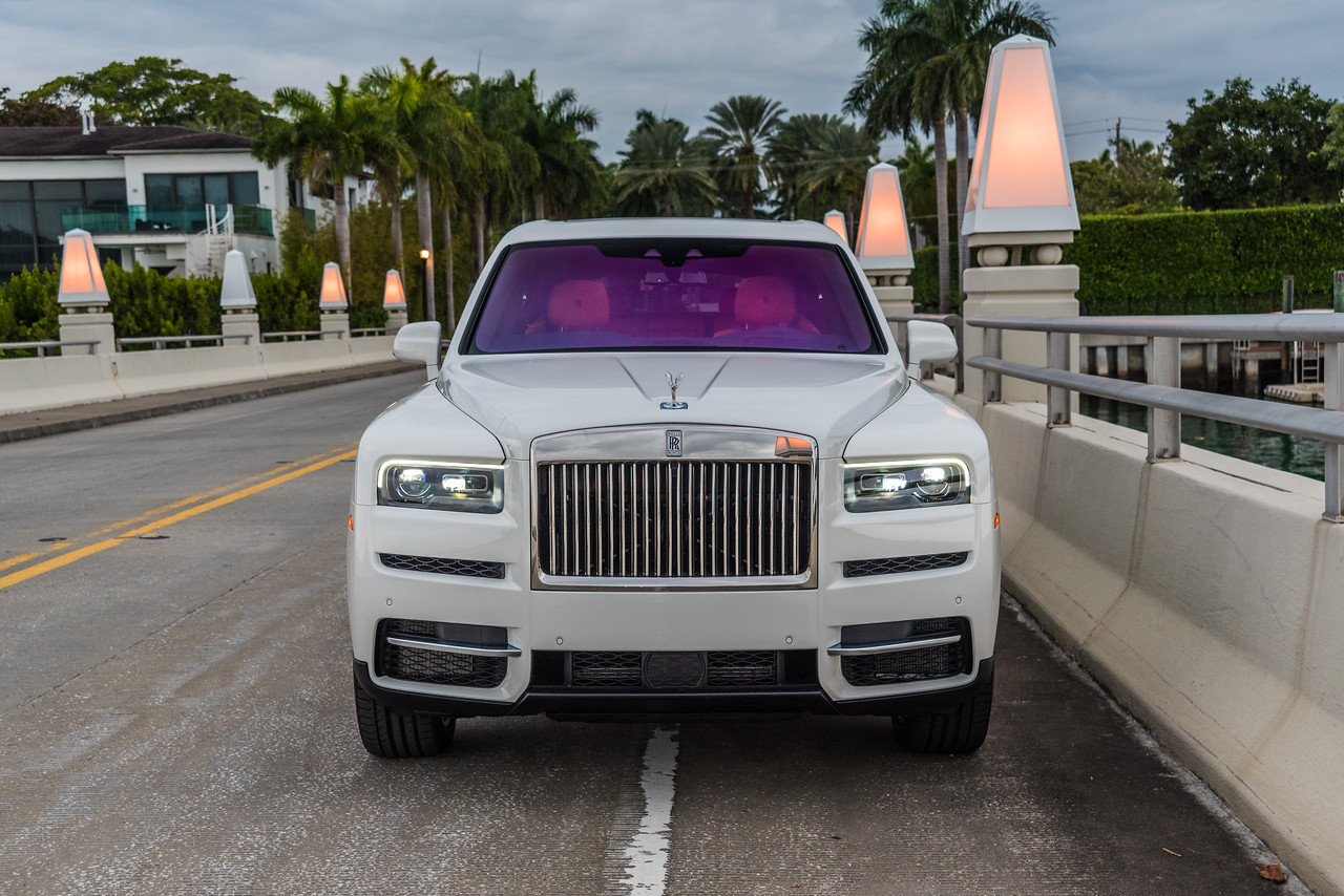 Rolls-Royce Cullinan White For Rent In Miami