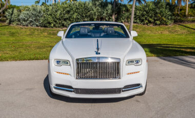 Rolls Royce Dawn White on Black Luxx Miami miami rental car exotic