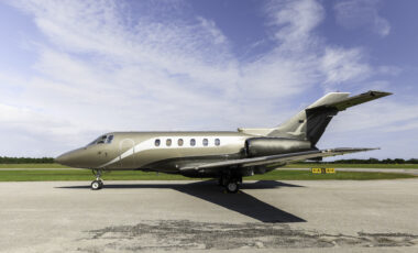 Hawker 800XP exotic rental cars yacht charters Miami