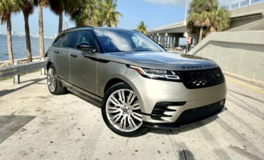 Range Rover Velar Gray on Black exotic rental cars yacht charters Miami