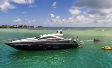 80′ Sunseeker Predator exotic rental cars yacht charters Miami