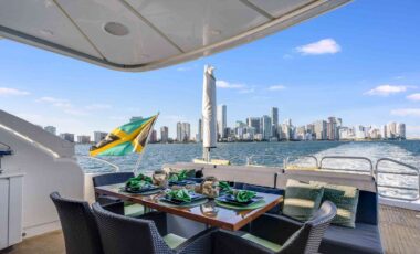 115′ Leopard Encore exotic rental cars yacht charters Miami
