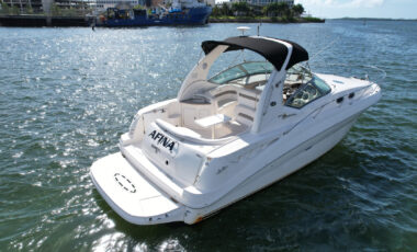 36’ Sea Ray Afina exotic rental cars yacht charters Miami