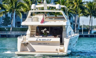 75′ Ferretti exotic rental cars yacht charters Miami