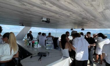 Celebration 120ft exotic rental cars yacht charters Miami