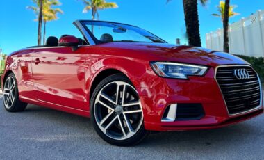 Audi A3 Red on Black exotic rental cars yacht charters Miami