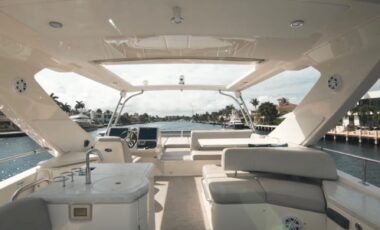 65’ Sea Ray Flybridge exotic rental cars yacht charters Miami