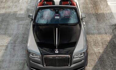 Rolls Royce Dawn Gray on Red exotic rental cars yacht charters Miami