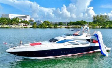 100′ The Round exotic rental cars yacht charters Miami