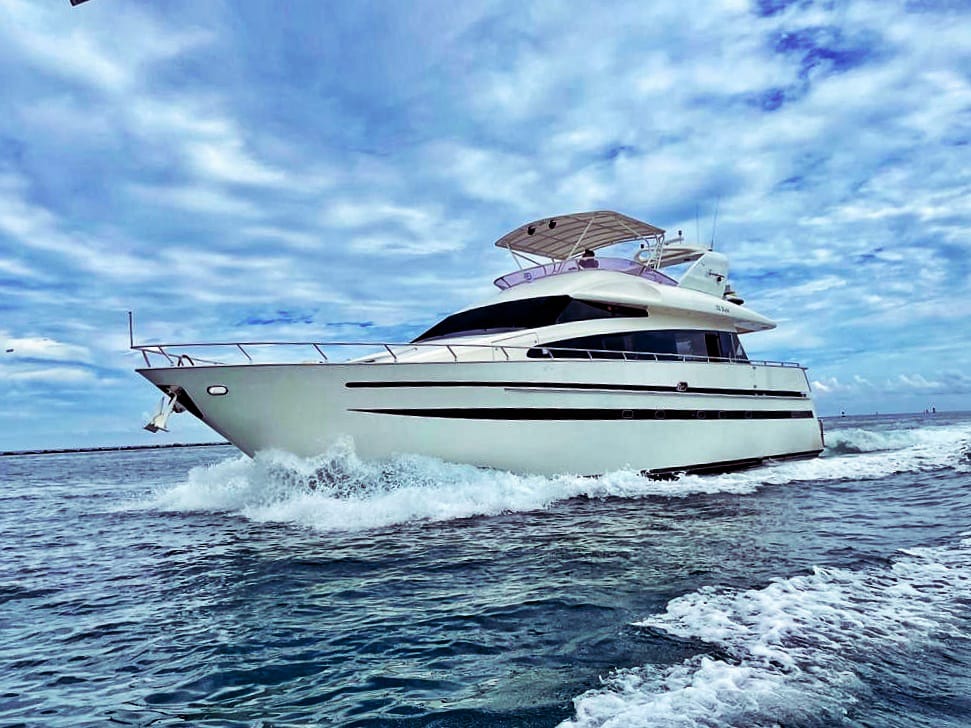 72’ Azimut exotic rental cars yacht charters Miami