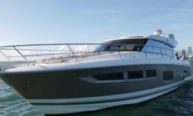 65′ Prestige exotic rental cars yacht charters Miami