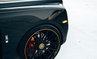 Rolls Royce Cullinan Black Badge Black on Orange exotic rental cars yacht charters Miami