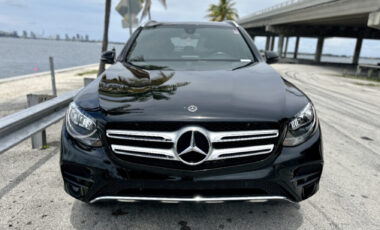 Mercedes GLC 300 Black on Black exotic rental cars yacht charters Miami