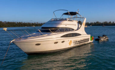 50′ Carver FlyBridge exotic rental cars yacht charters Miami