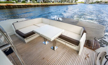 60′ Galeon Flybridge exotic rental cars yacht charters Miami