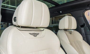 Bentley Bentayga Black on Tan exotic rental cars yacht charters Miami
