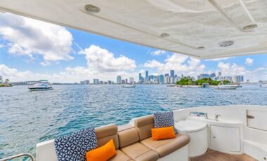 55′ AZIMUT exotic rental cars yacht charters Miami