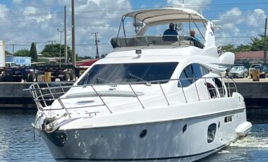 55′ Azimut Susi exotic rental cars yacht charters Miami