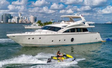 80′ Aicon Therapy exotic rental cars yacht charters Miami