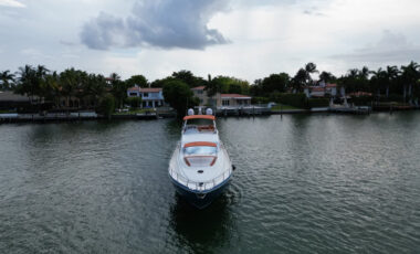 80′ Aicon exotic rental cars yacht charters Miami