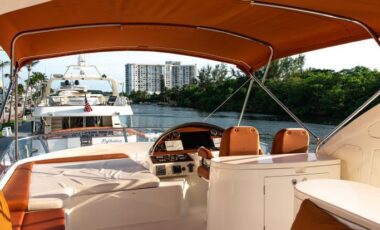 80′ Aicon exotic rental cars yacht charters Miami