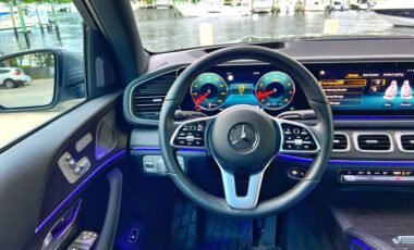 Mercedes GLS 450 Grey on Black exotic rental cars yacht charters Miami