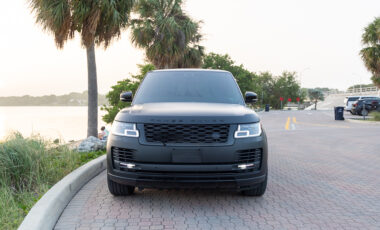 Range Rover Sport Black Matt on Black exotic rental cars yacht charters Miami